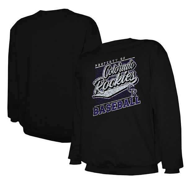 Мужской черный свитшот colorado rockies Stitches
Мужской черный свитшот colorado rockies Stitches