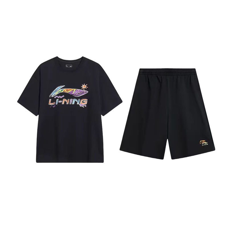 LINING Повседневная спортивная одежда унисекс черная
LINING Повседневная спортивная одежда унисекс черная