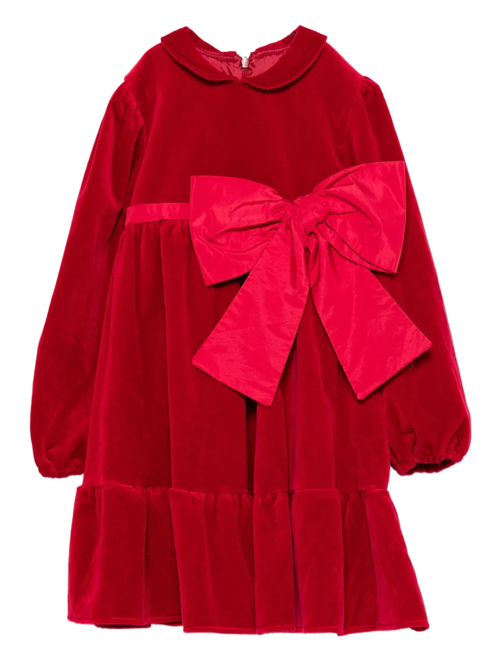 Бархатное платье с бантом La Stupenderia, красный
Бархатное платье с бантом La Stupenderia, красный