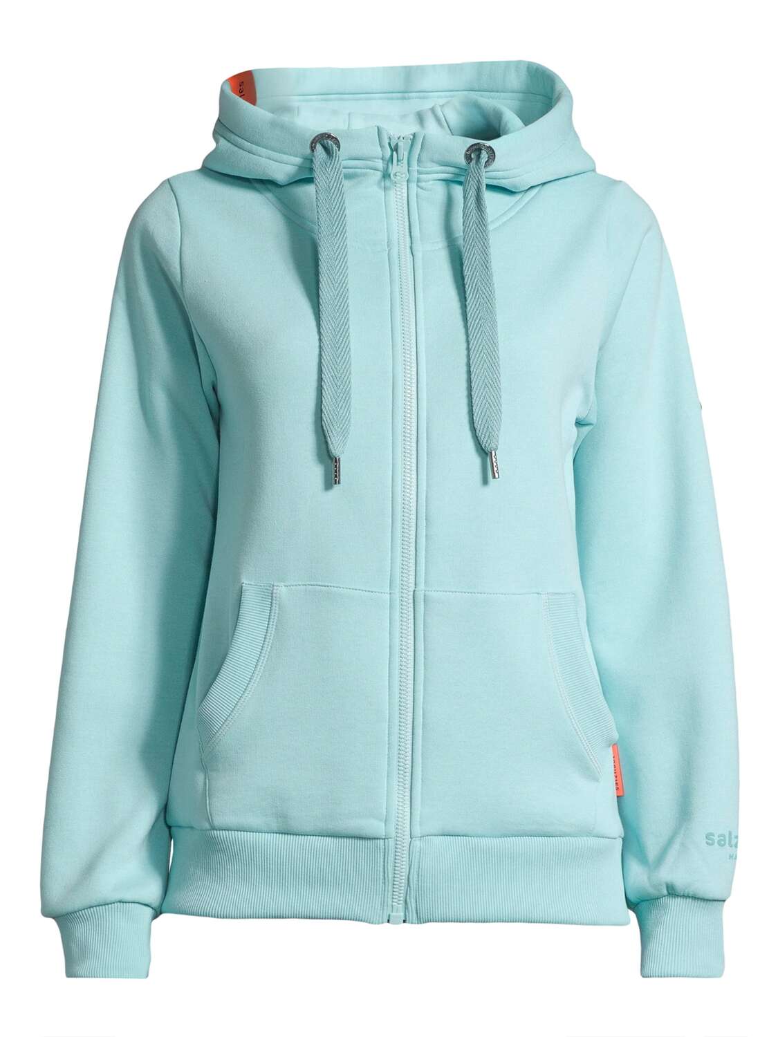 Salzhaut Толстовка с капюшоном на молнии 'Sööte' в цвете Aqua
Salzhaut Толстовка с капюшоном на молнии 'Sööte' в цвете Aqua