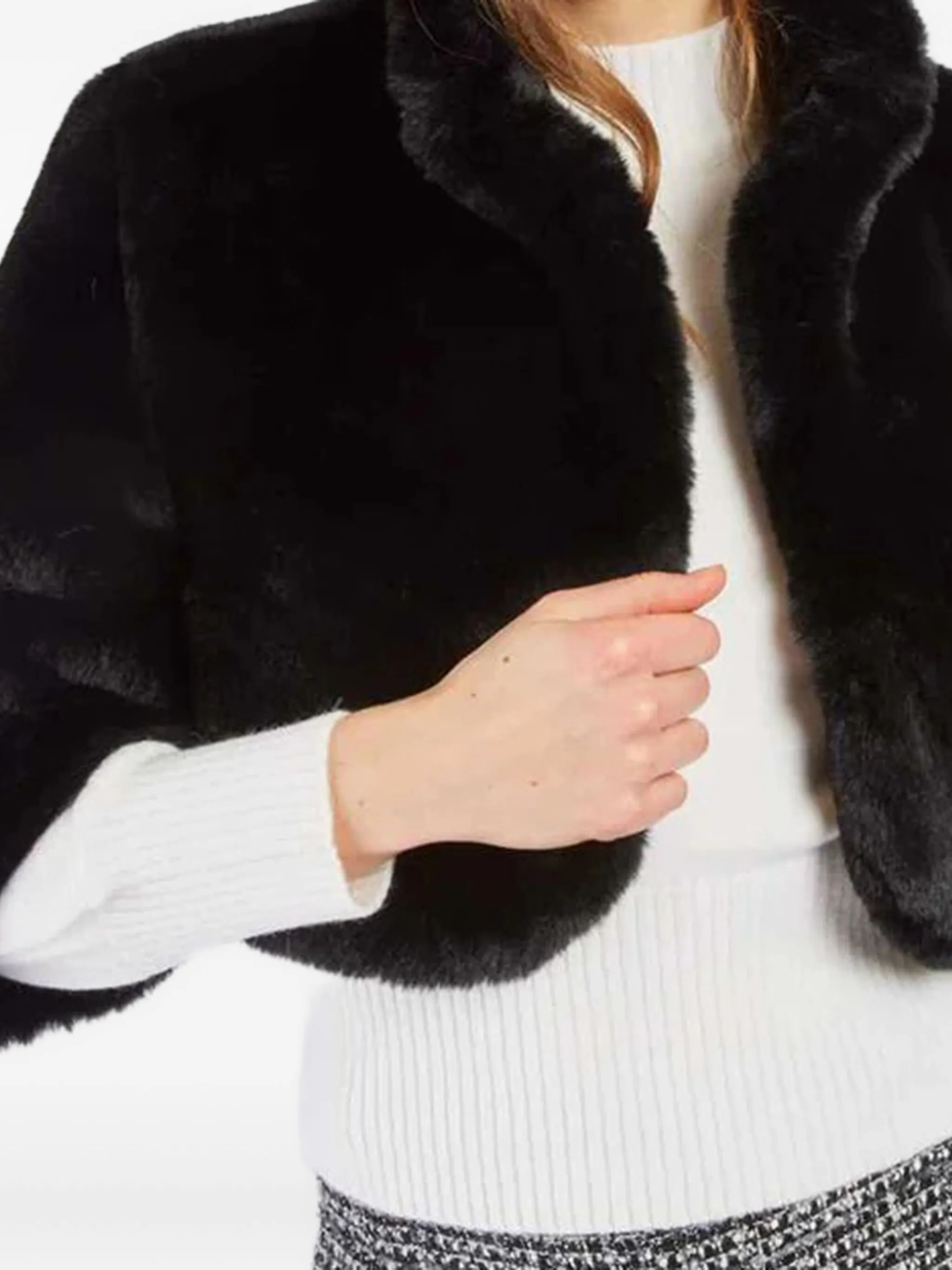 Укороченная шуба Derhy, черный
Укороченная шуба Derhy, черный