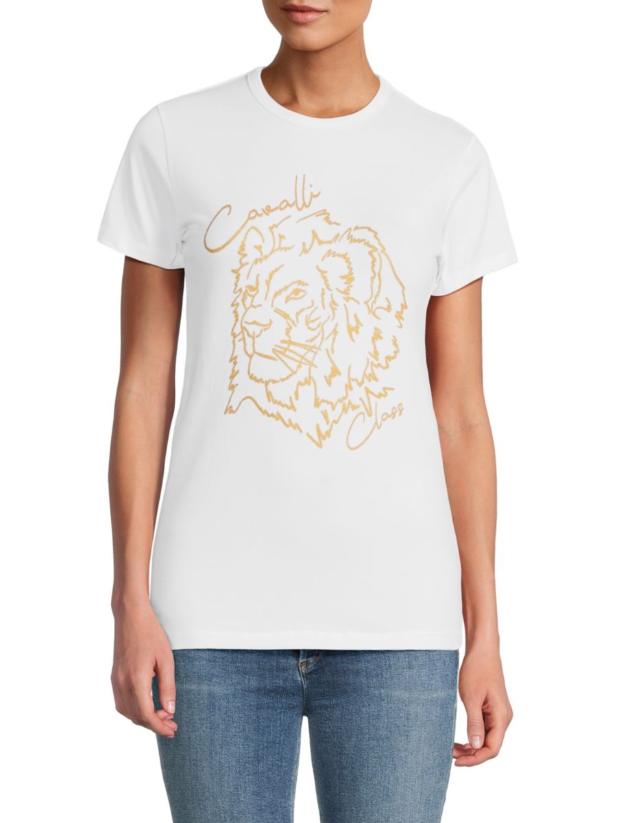 Футболка с графическим логотипом Roberto Cavalli, цвет White Gold
Футболка с графическим логотипом Roberto Cavalli, цвет White Gold
