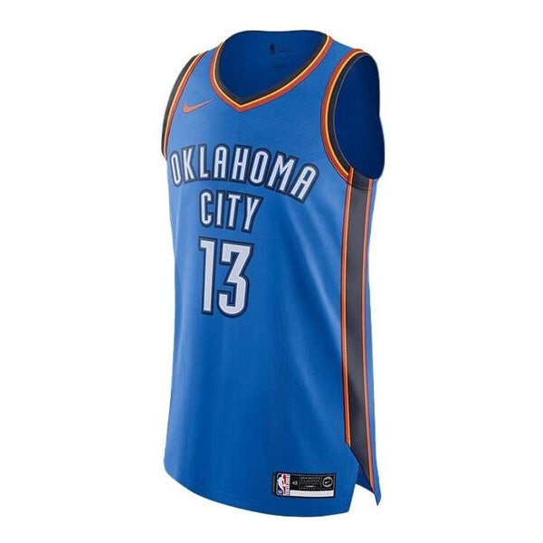 Майка Nike NBA Contrasting Colors Basketball Jersey Thunder 13 Navy Blue, синий
Майка Nike NBA Contrasting Colors Basketball Jersey Thunder 13 Navy Blue, синий