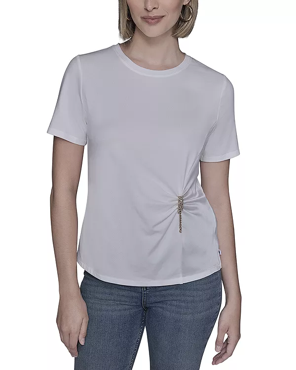 Комбинированная футболка Karl Lagerfeld Paris, белый
Комбинированная футболка Karl Lagerfeld Paris, белый