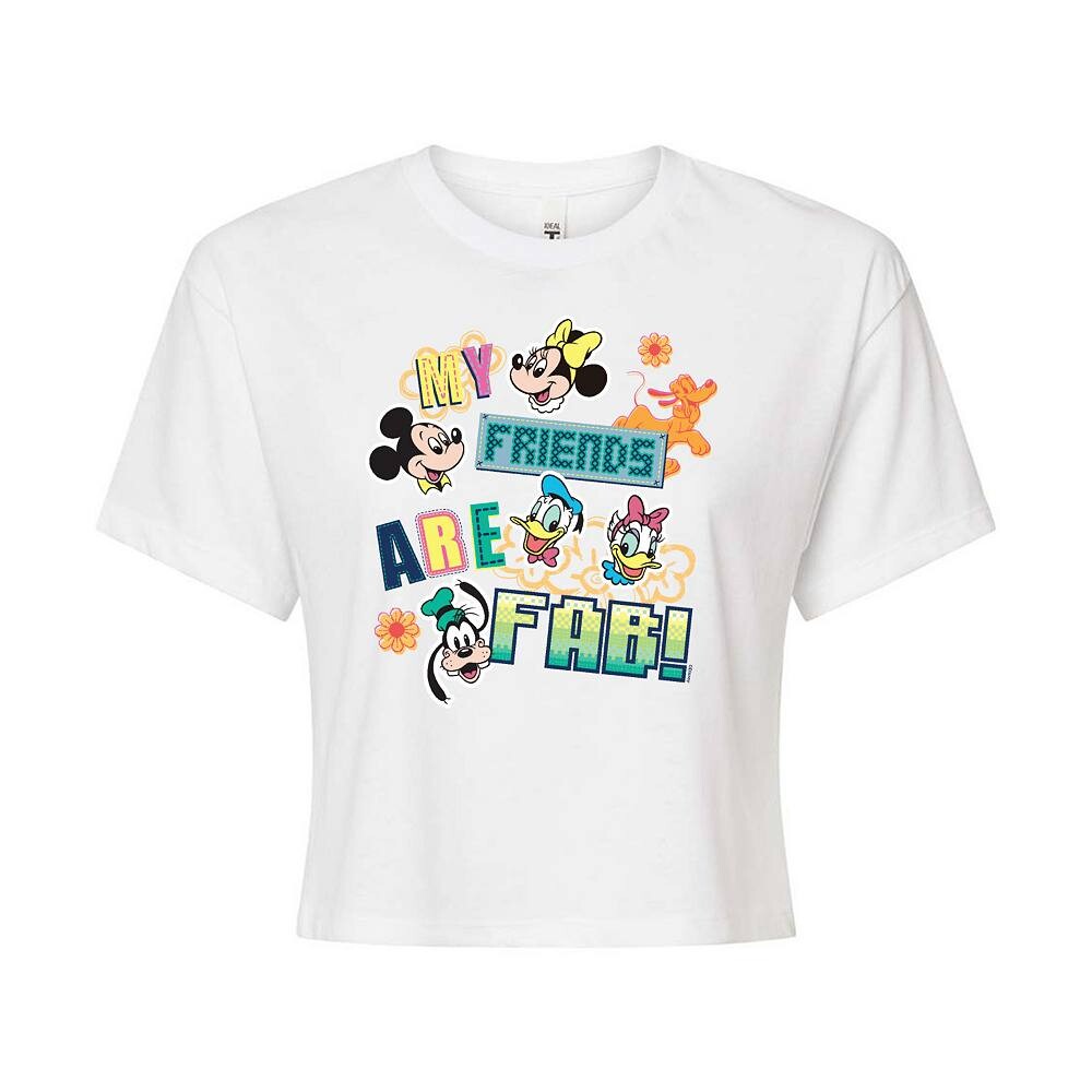 Укороченная футболка Fab Friends для юниоров Disney's Mickey Mouse & Friends, белый
Укороченная футболка Fab Friends для юниоров Disney's Mickey Mouse & Friends, белый