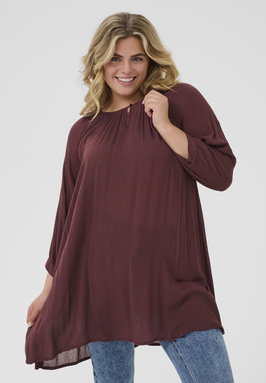 Блуза Kaffe Curve KCAMI, Fudge/Bordeaux
Блуза Kaffe Curve KCAMI, Fudge/Bordeaux