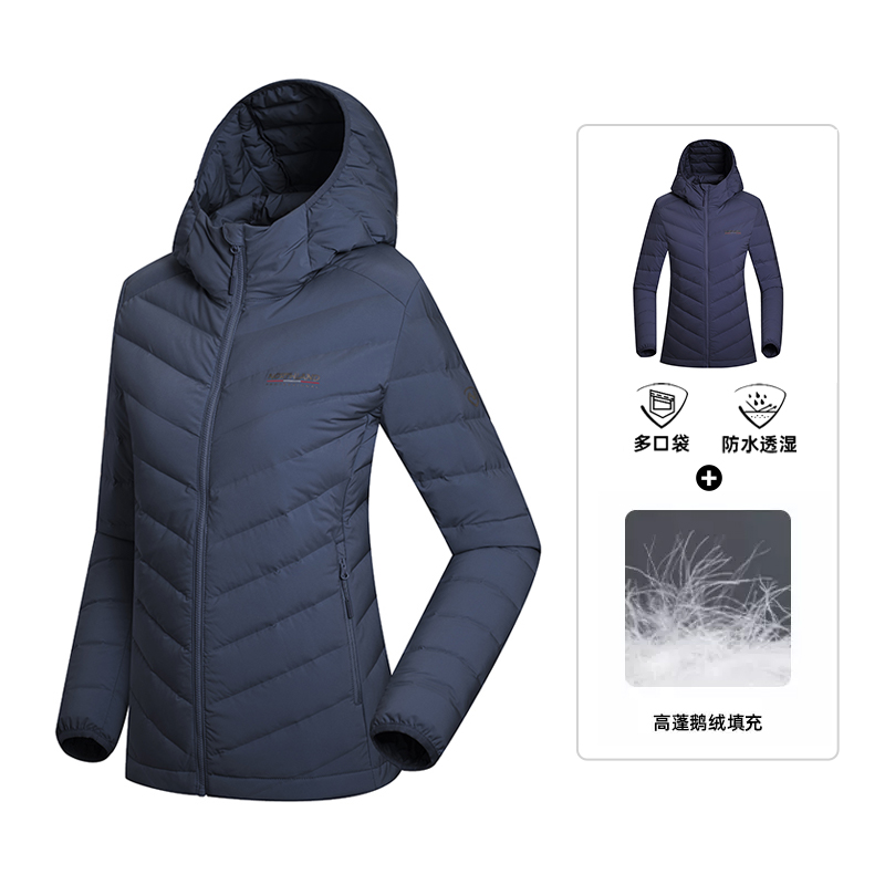 NORTHLAND Профессиональная пуховая куртка женская, Dark Sapphire
NORTHLAND Профессиональная пуховая куртка женская, Dark Sapphire