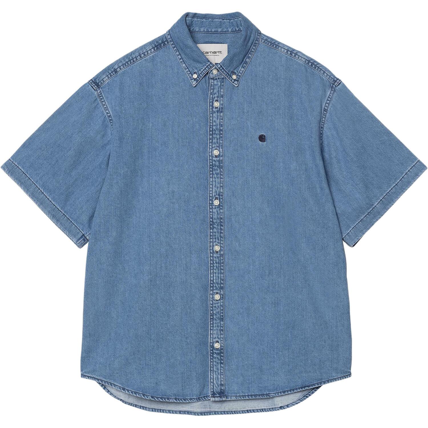 Лукас короткий рукав джинсовая рубашка Carhartt WIP, синий
Лукас короткий рукав джинсовая рубашка Carhartt WIP, синий