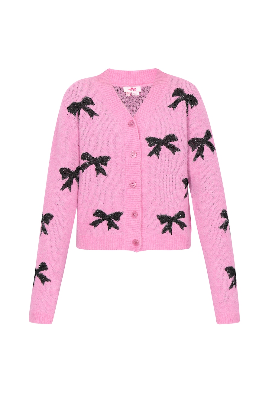 Вязаный кардиган MYMO, розовый/черный
Вязаный кардиган MYMO, розовый/черный
