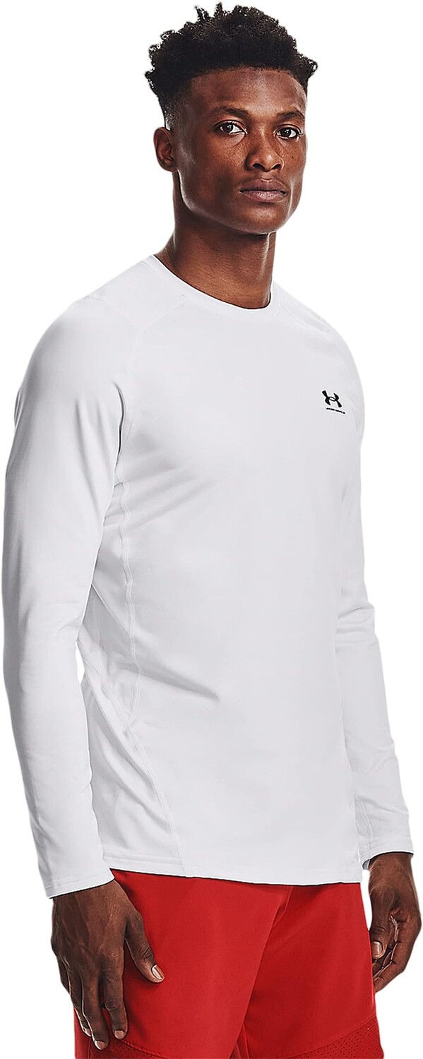 ColdGear Armor Fitted Crew Under Armour, цвет White/Black 
ColdGear Armor Fitted Crew Under Armour, цвет White/Black