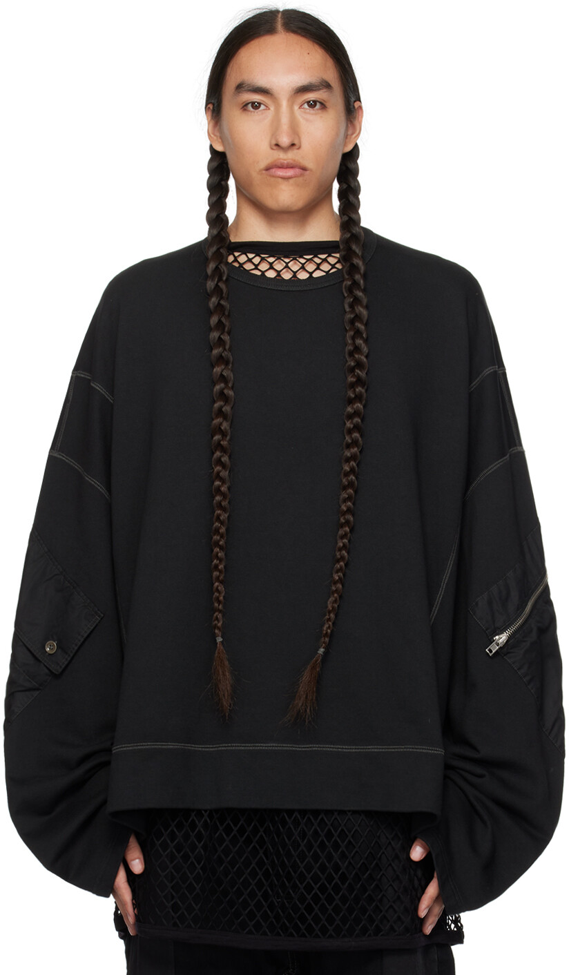 NICOLAS ANDREAS TARALIS Черный свитшот оверсайз
NICOLAS ANDREAS TARALIS Черный свитшот оверсайз