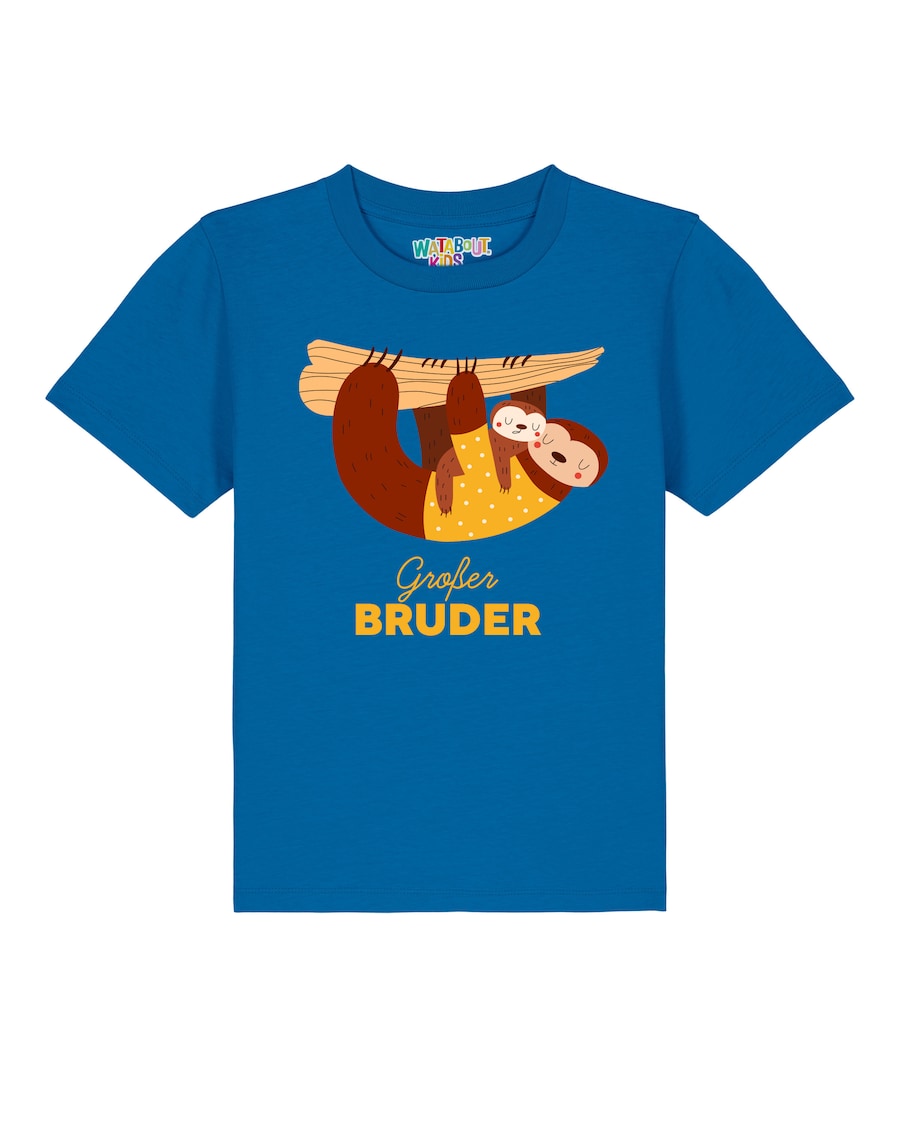Рубашка watabout.kids Faultier Großer Bruder, Royal Blue
Рубашка watabout.kids Faultier Großer Bruder, Royal Blue
