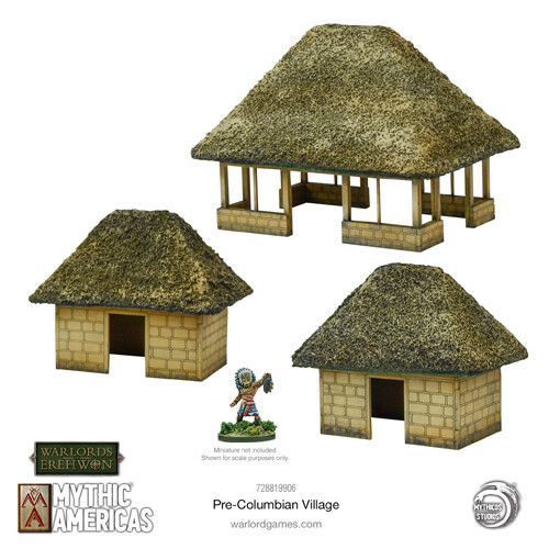 Фигурки Mythic Americas Pre-Columbian Village Warlord Games
Фигурки Mythic Americas Pre-Columbian Village Warlord Games