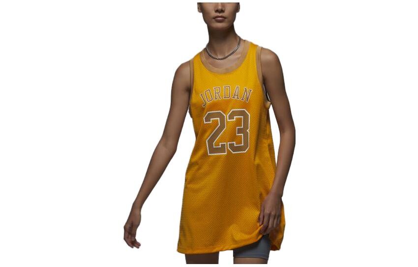 Платье без рукавов женское желтое Jordan
Платье без рукавов женское желтое Jordan