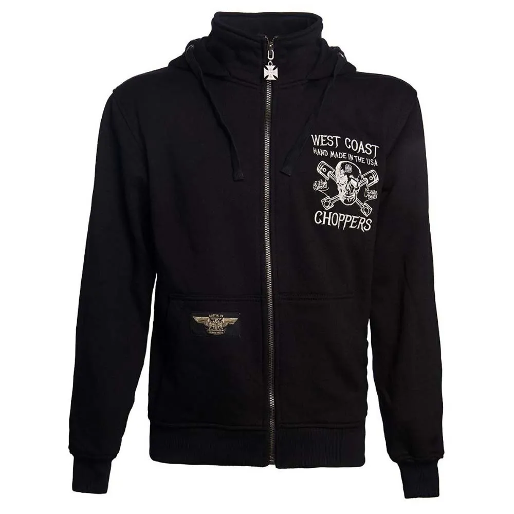 Толстовка West Coast Choppers High Speed full zip, черный
Толстовка West Coast Choppers High Speed full zip, черный