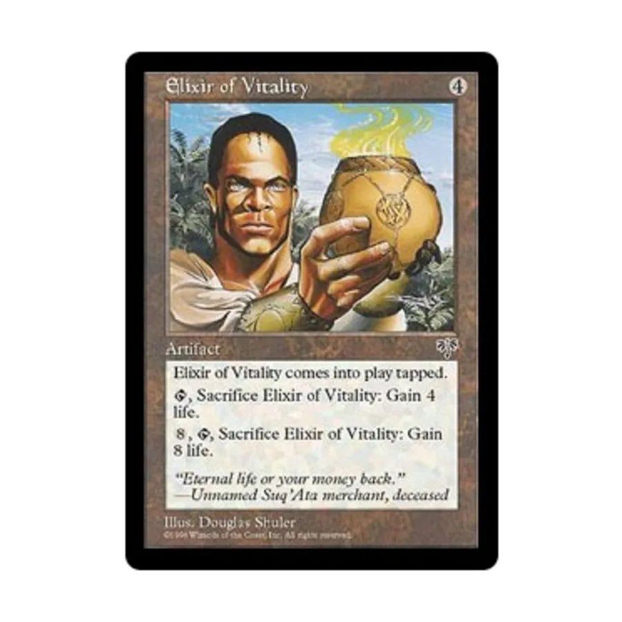 CCG Эликсир жизненной силы (U), MTG - Mirage
CCG Эликсир жизненной силы (U), MTG - Mirage