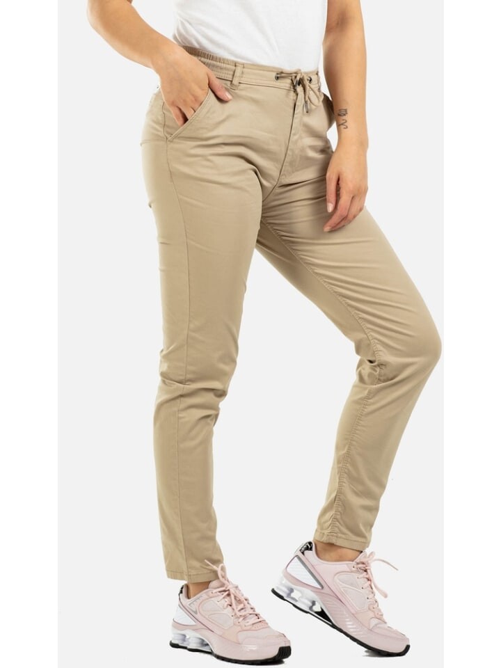 Тканевые брюки Reell, бежевый 
Тканевые брюки Reell, бежевый