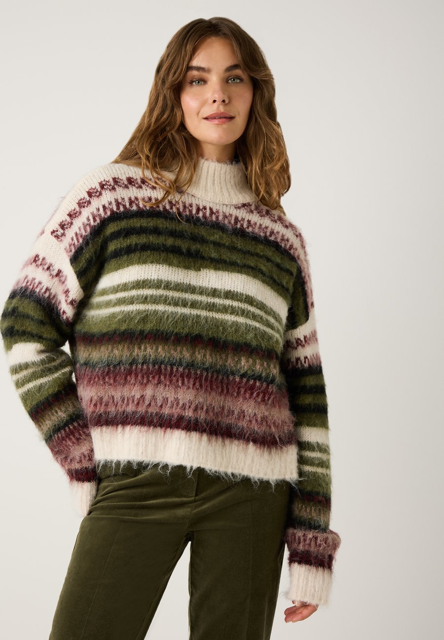 Джемпер More & More Jumper, Ecru/Oliv/Olive
Джемпер More & More Jumper, Ecru/Oliv/Olive