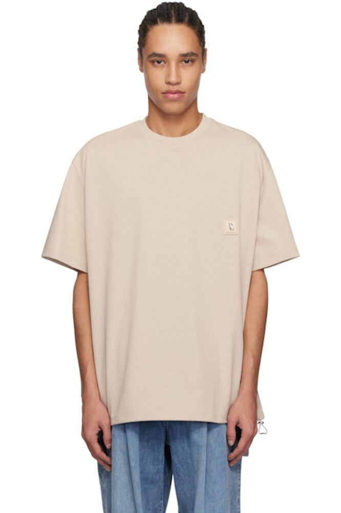 Футболка бежевая со стрингами WOOYOUNGMI
Футболка бежевая со стрингами WOOYOUNGMI