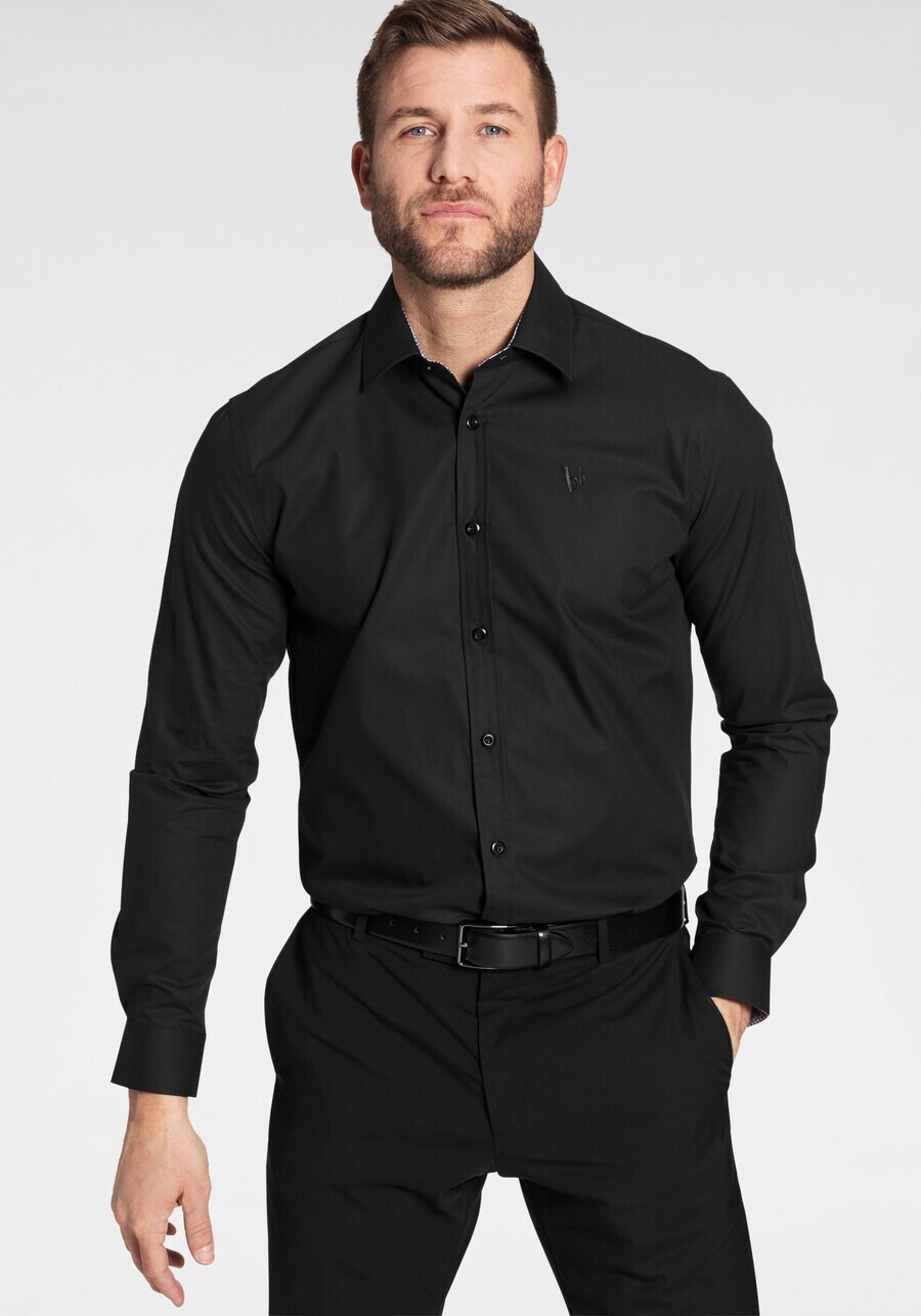 Деловая рубашка BRUNO BANANI Slim fit Business Shirt, черный
Деловая рубашка BRUNO BANANI Slim fit Business Shirt, черный