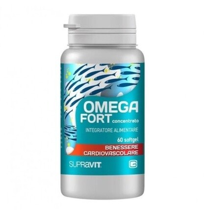 CABASSI & GIURIATI Суправит OmegaFort Концентрат, Добавка для здоровья сердца, 60 капсул
CABASSI & GIURIATI Суправит OmegaFort Концентрат, Добавка для здоровья сердца, 60 капсул