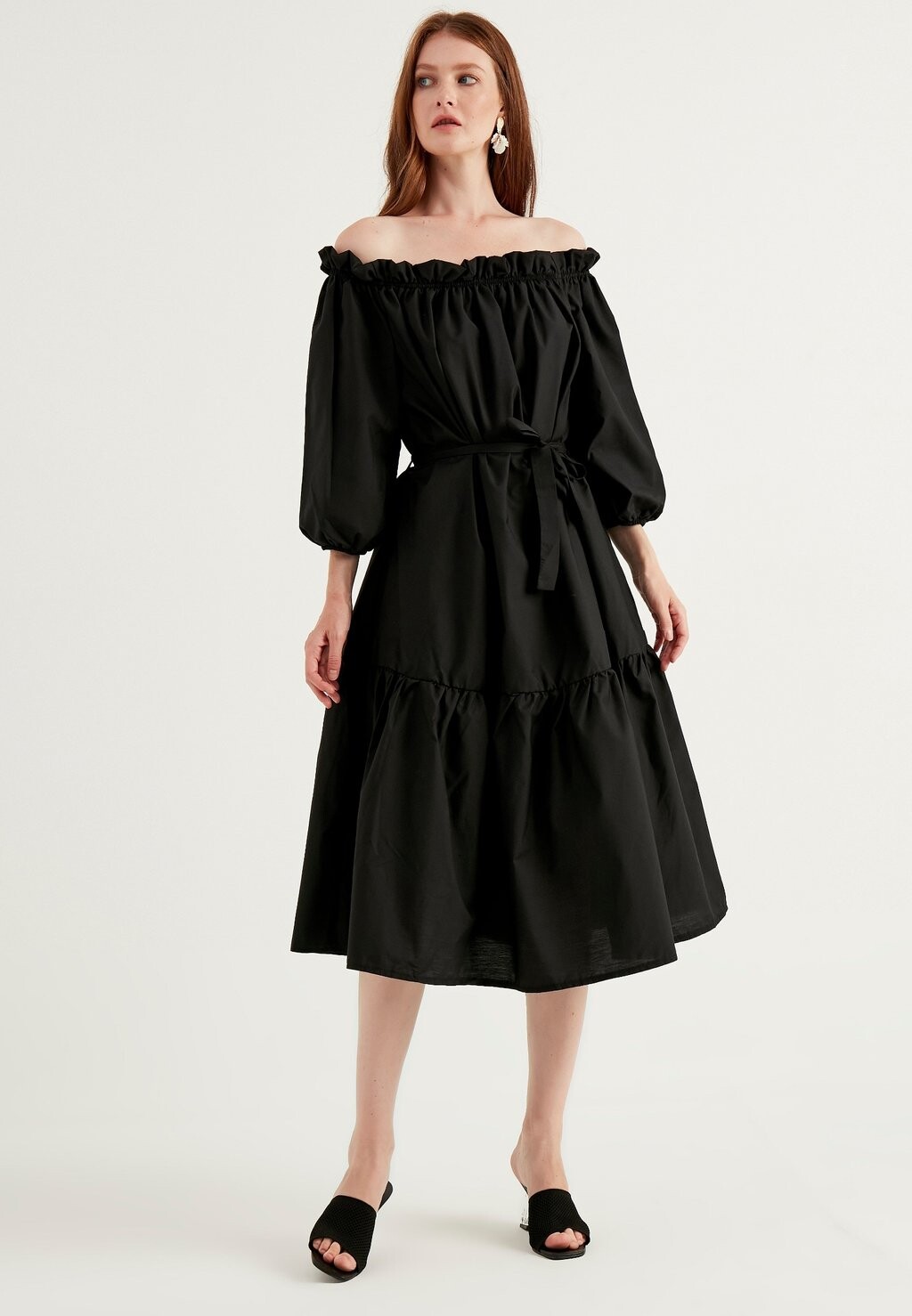 Дневное платье BALLOON SLEEVE Herita, цвет black 
Дневное платье BALLOON SLEEVE Herita, цвет black