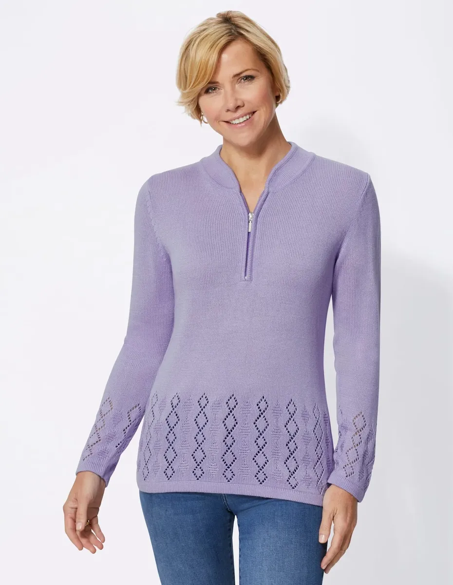 Свитер с воротником стойкой Classic Basics "Пуловер", цвет Flieder
Свитер с воротником стойкой Classic Basics "Пуловер", цвет Flieder