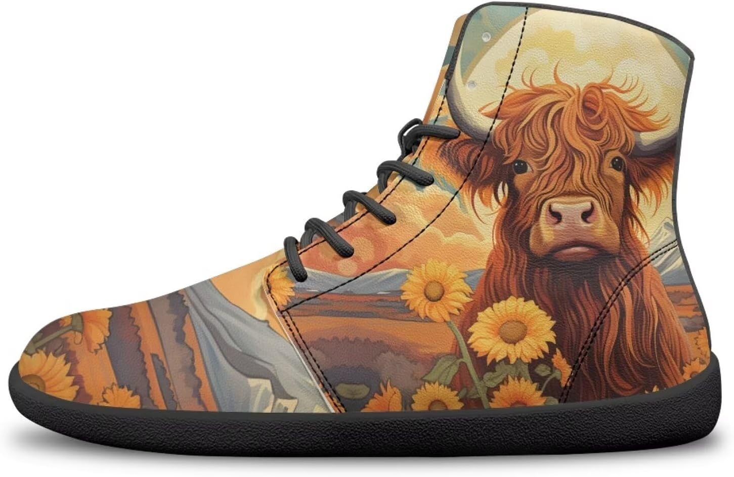 Женские и мужские беговые кроссовки высокие кожаные Hellhero, Highland Cow
Женские и мужские беговые кроссовки высокие кожаные Hellhero, Highland Cow