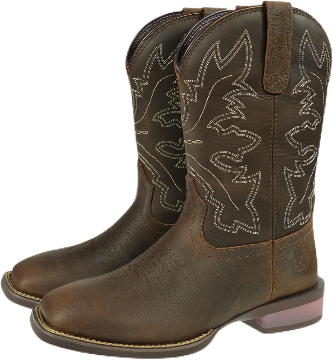 Ковбойские сапоги REDBOSS - Мужские спортивные широкие с квадратным носком вестерн, прочные стильные классические сапоги на стойке, шоколадный
Ковбойские сапоги REDBOSS - Мужские спортивные широкие с квадратным носком вестерн, прочные стильные классические сапоги на стойке, шоколадный