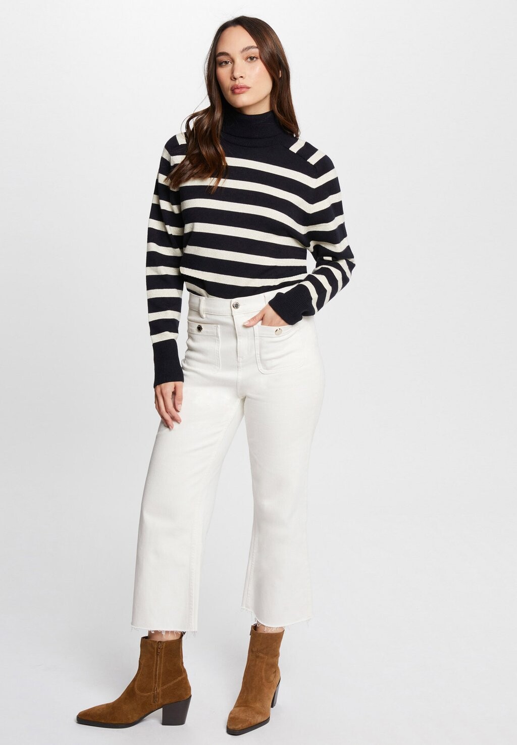 Джемпер STRIPPED TURTLENECK Morgan, темно-синий
Джемпер STRIPPED TURTLENECK Morgan, темно-синий