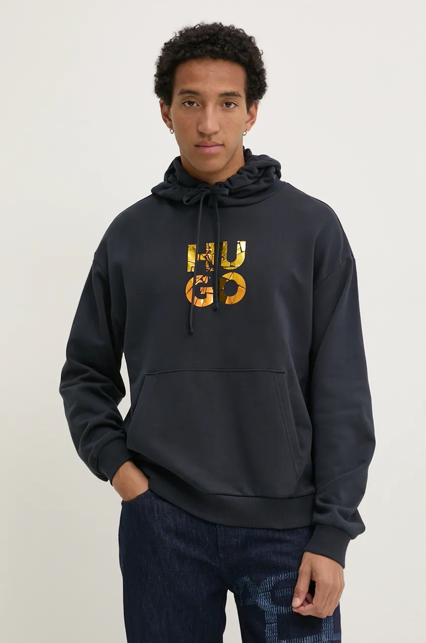 Хлопковая толстовка HUGO, темно-синий
Хлопковая толстовка HUGO, темно-синий