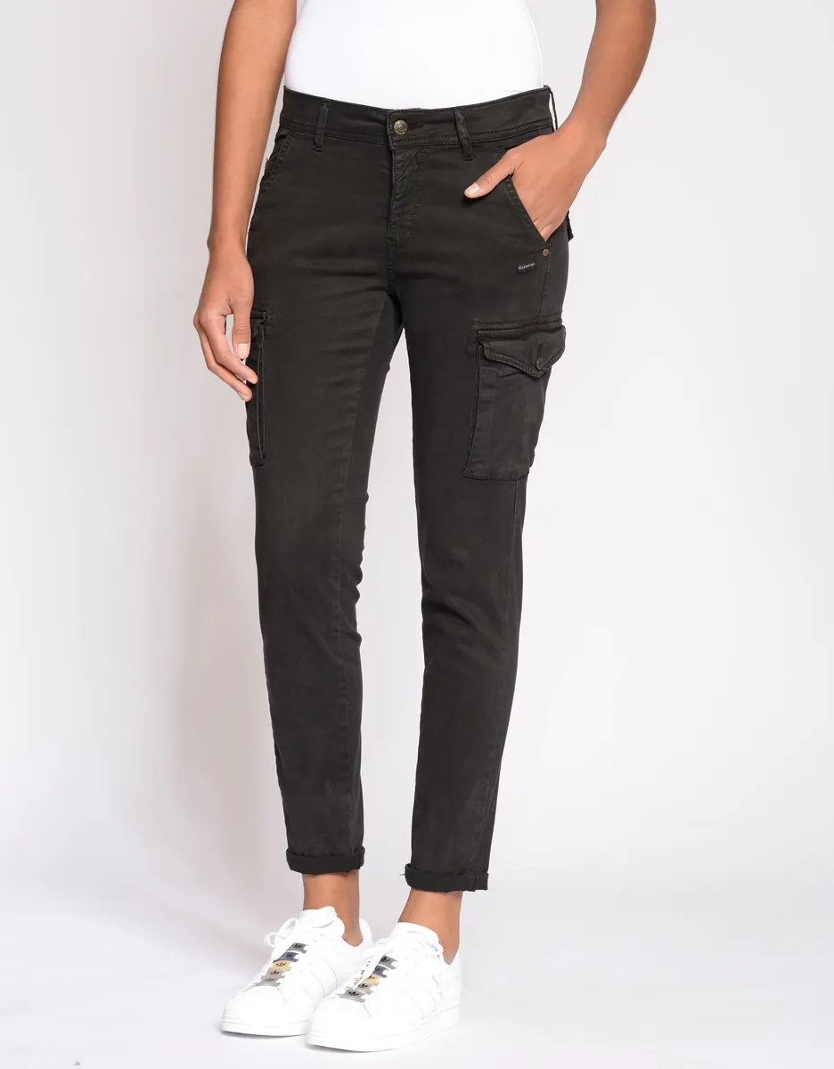 Брюки-карго GANG "94AMELIE", с накладными карманами-карго, черный
Брюки-карго GANG "94AMELIE", с накладными карманами-карго, черный