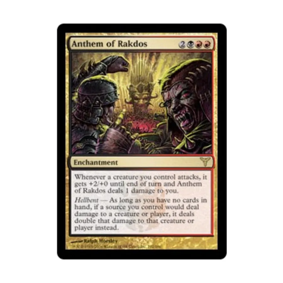 CCG Гимн Ракдоса (клавиша R), MTG - Dissension
CCG Гимн Ракдоса (клавиша R), MTG - Dissension