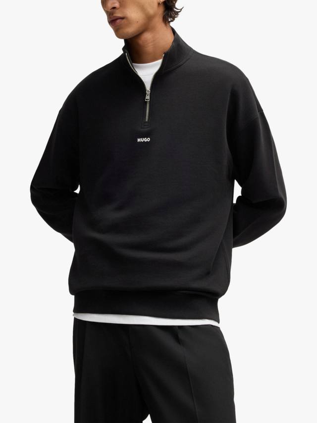 Худи HUGO Durty с полумолнией из хлопка HUGO BOSS, Black
Худи HUGO Durty с полумолнией из хлопка HUGO BOSS, Black