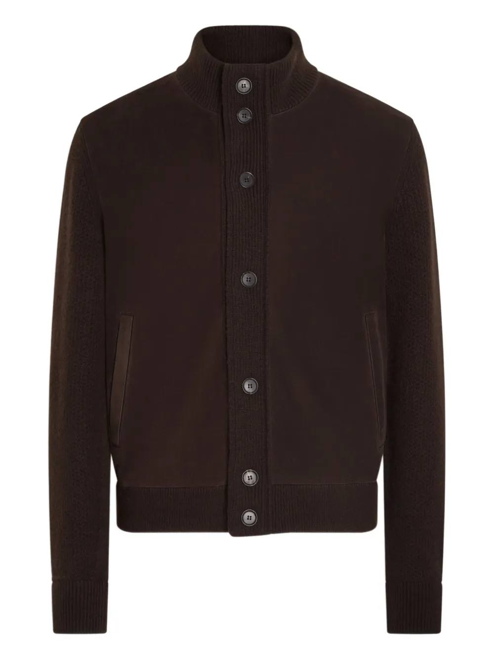 Кардиган на пуговицах Zegna, коричневый
Кардиган на пуговицах Zegna, коричневый