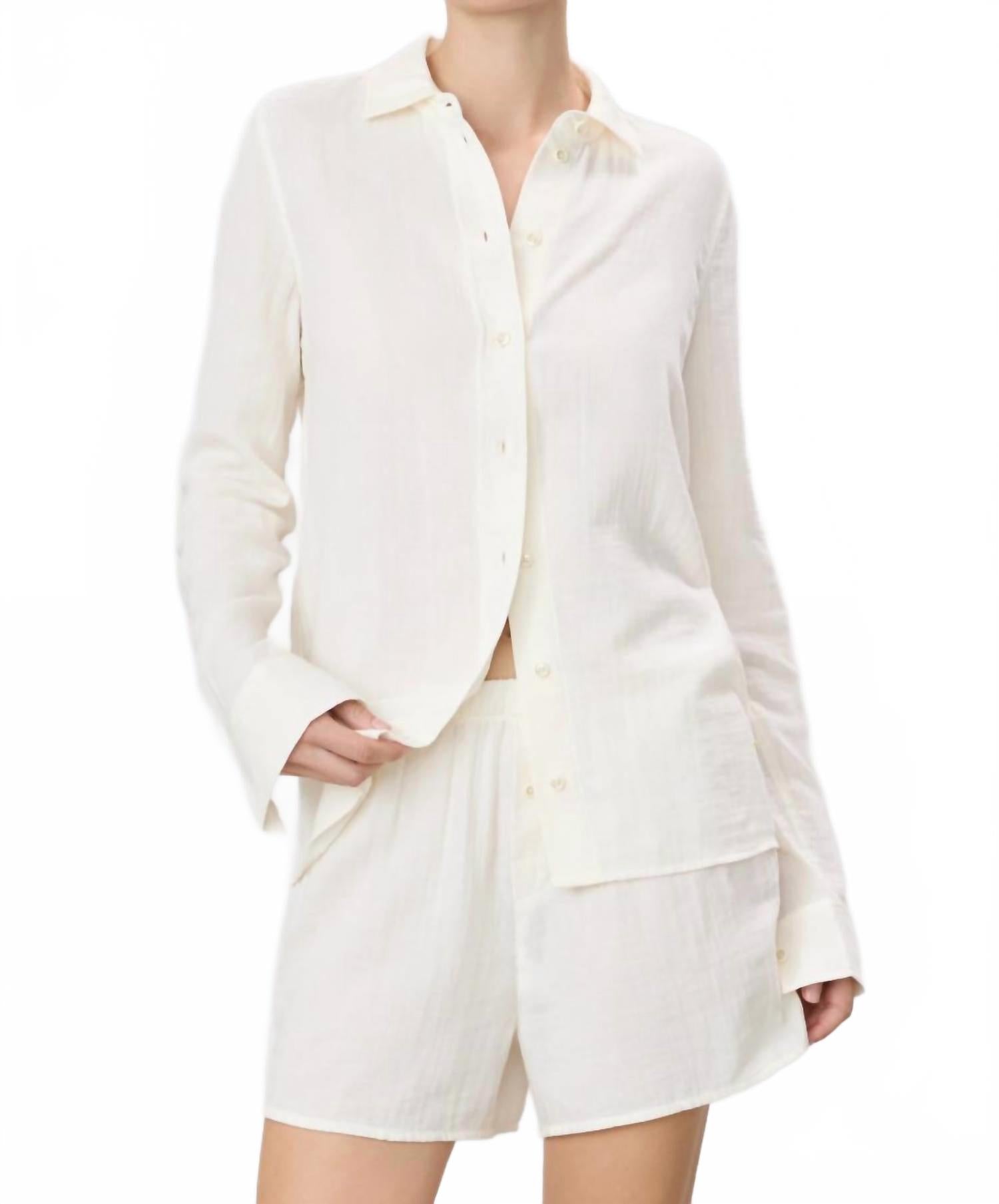 Шорты Jude Short In Ivory Eterne
Шорты Jude Short In Ivory Eterne