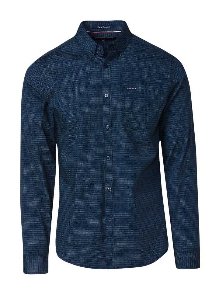 Рубашка с длинными рукавами синего цвета KOROSHI
Рубашка с длинными рукавами синего цвета KOROSHI