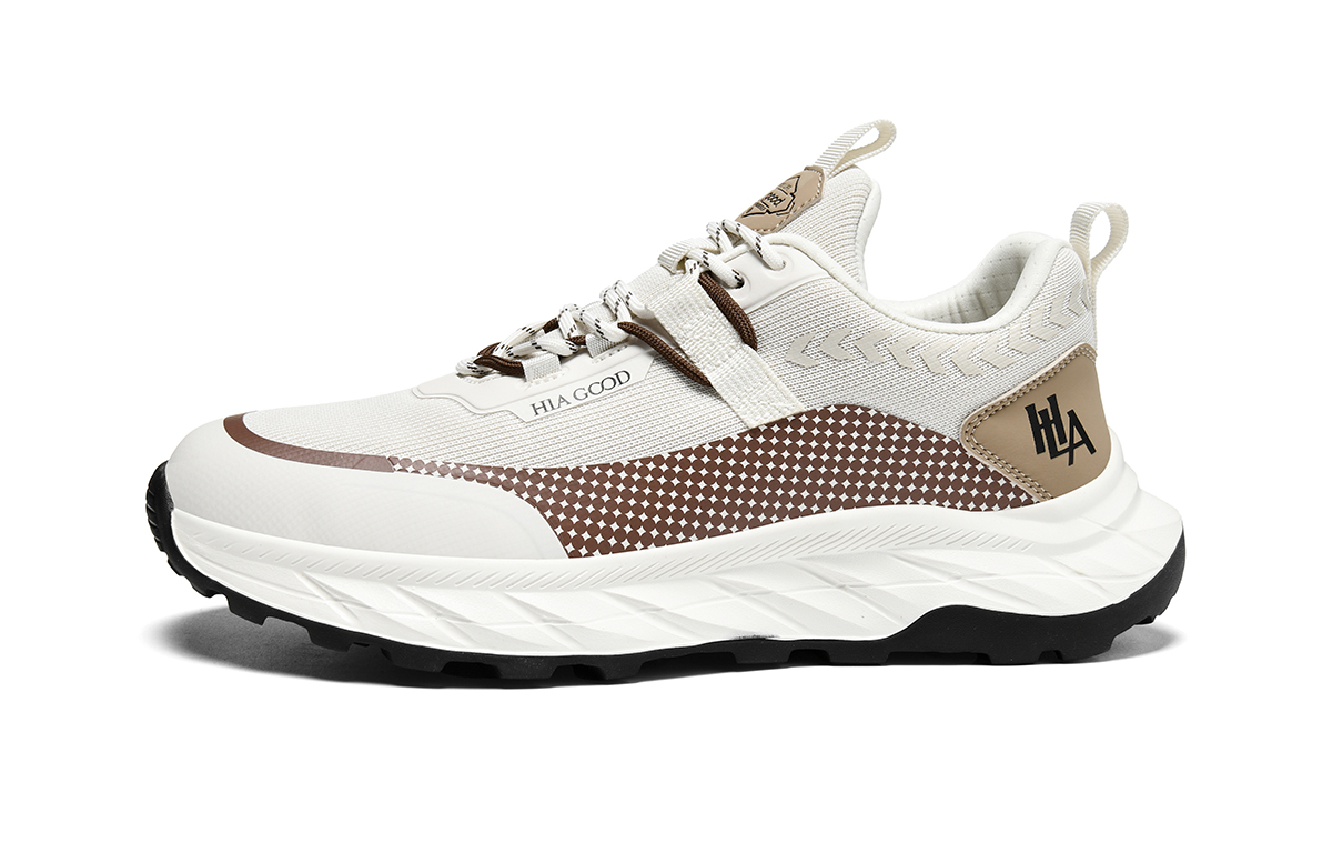 HLA Дышащие полувысокие повседневные беговые кроссовки мужские бежево-черные, цвет Beige Black
HLA Дышащие полувысокие повседневные беговые кроссовки мужские бежево-черные, цвет Beige Black