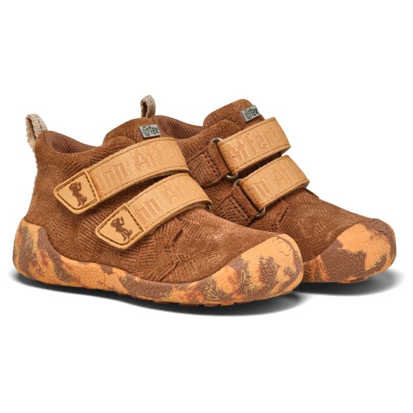 Первые детские кроссовки для ходьбы, кожаные, разговорчивые, босиком Affenzahn, коричневый 
Первые детские кроссовки для ходьбы, кожаные, разговорчивые, босиком Affenzahn, коричневый