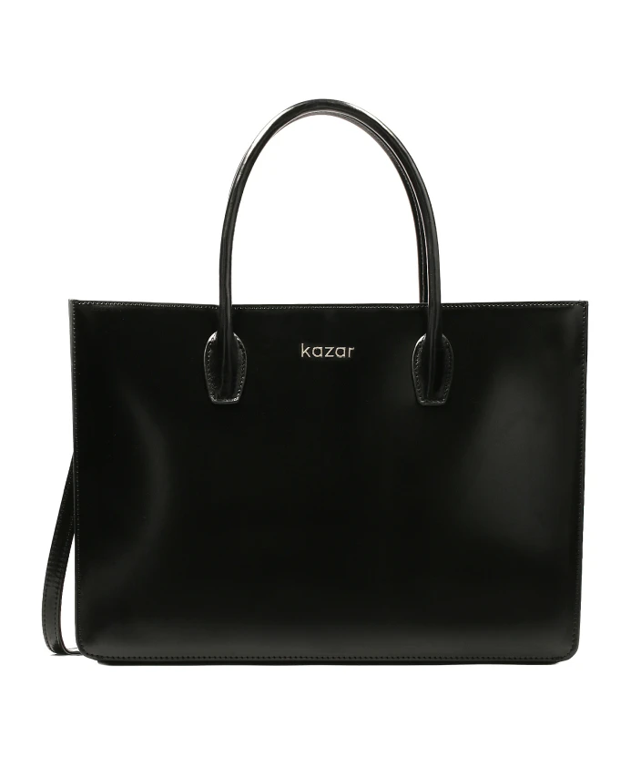 Большая элегантная сумка в стиле минимализма. Kazar, черный
Большая элегантная сумка в стиле минимализма. Kazar, черный
