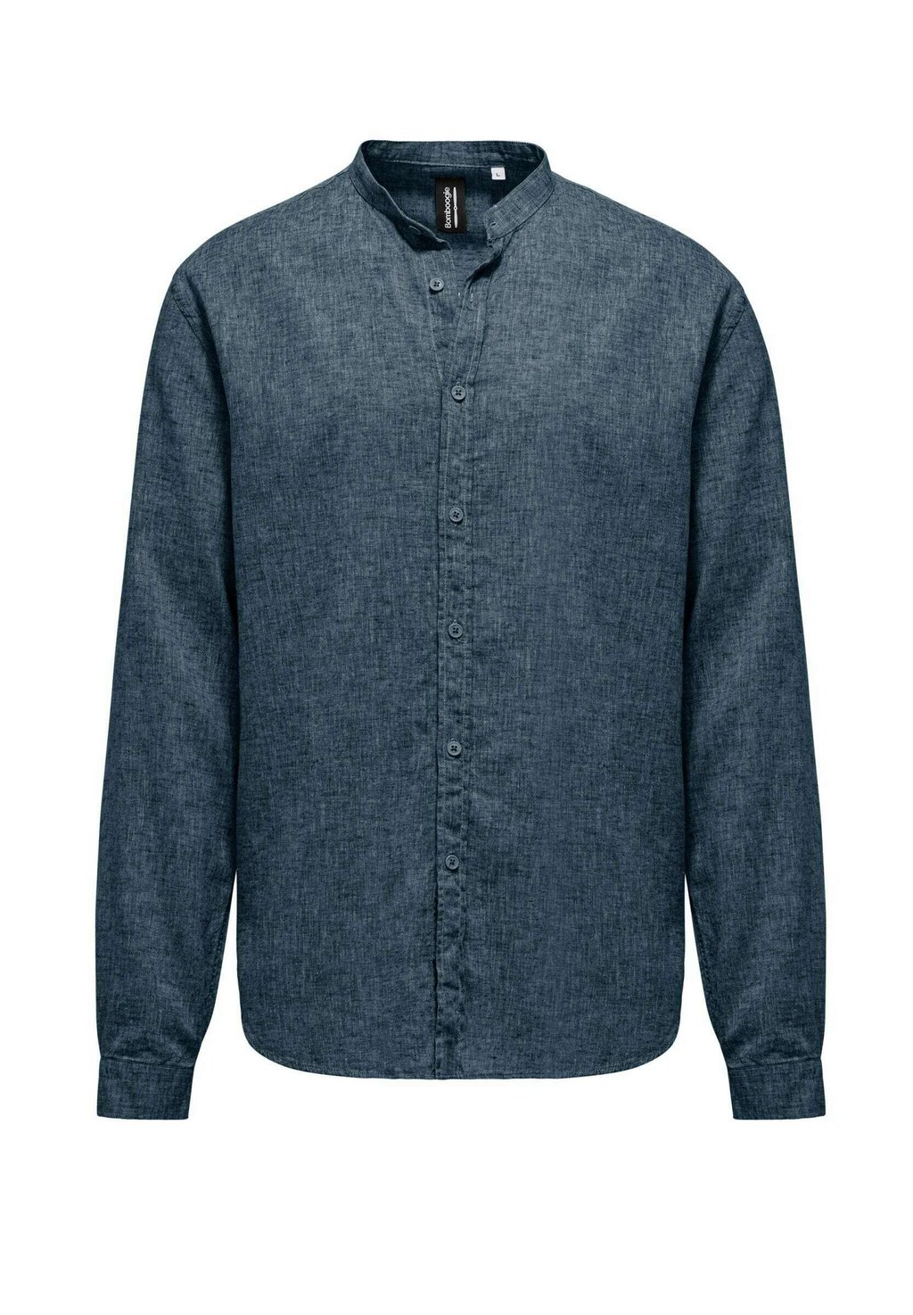 Рубашка CON COLLO ALLA COREANA Bomboogie, темно-синий
Рубашка CON COLLO ALLA COREANA Bomboogie, темно-синий