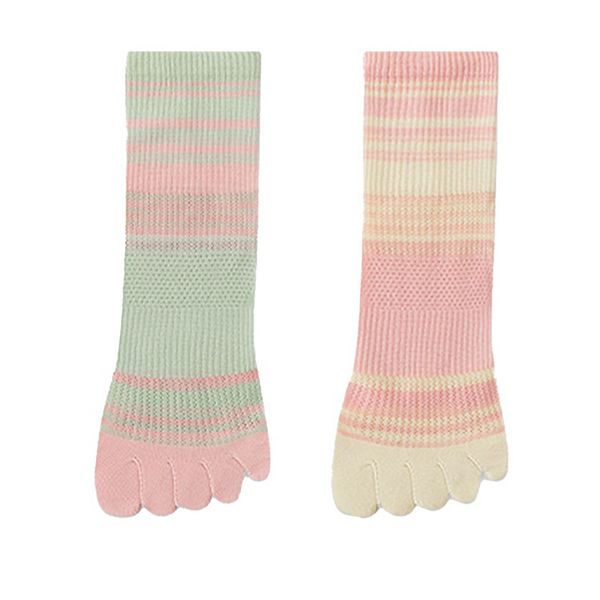 2 пары женских дышащих носков с разделением пальцев, поддержкой свода стопы и антизапахом lycra stretch Anna-Kaci, Pink Green
2 пары женских дышащих носков с разделением пальцев, поддержкой свода стопы и антизапахом lycra stretch Anna-Kaci, Pink Green