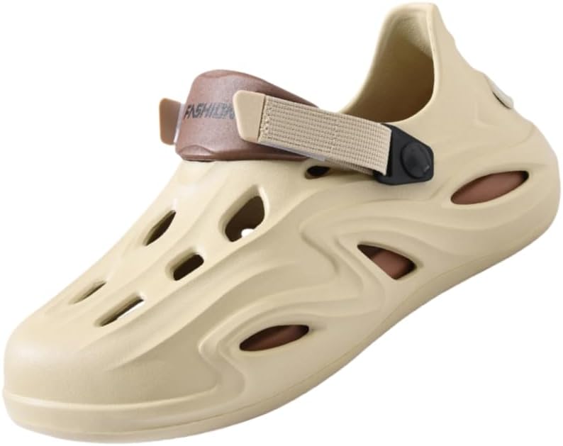 Мужские летние повседневные шлепанцы EVA: дышащие, комфортные, противоскользящие, прочные; увеличенный размер, подходит для пар на пляже Clolinde, хаки
Мужские летние повседневные шлепанцы EVA: дышащие, комфортные, противоскользящие, прочные; увеличенный размер, подходит для пар на пляже Clolinde, хаки