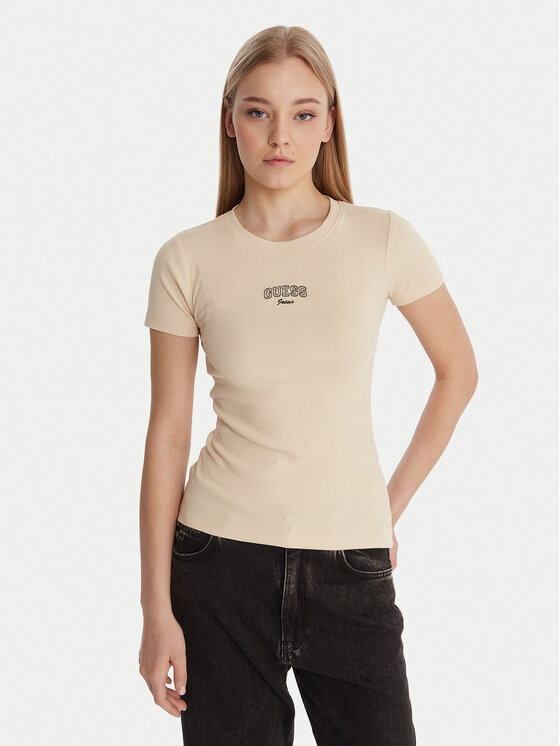 Футболка slim fit W6RP21 KA0H1 Guess Jeans, бежевый
Футболка slim fit W6RP21 KA0H1 Guess Jeans, бежевый