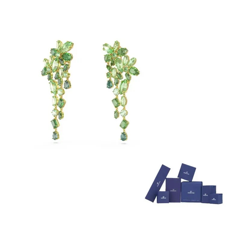 Swarovski Позолоченные серьги унисекс зеленые
Swarovski Позолоченные серьги унисекс зеленые