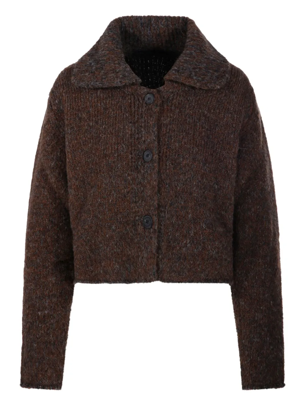 Кардиган на пуговицах Fabrizio Del Carlo, коричневый
Кардиган на пуговицах Fabrizio Del Carlo, коричневый