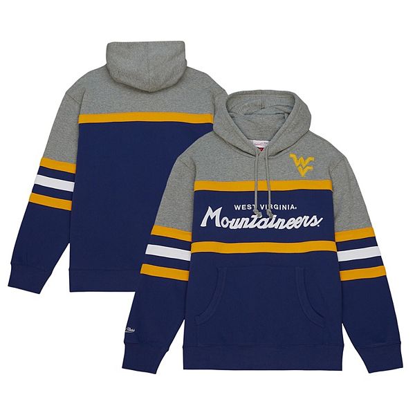 Мужской синий худи West Virginia Mountaineers Head Coach Mitchell & Ness
Мужской синий худи West Virginia Mountaineers Head Coach Mitchell & Ness