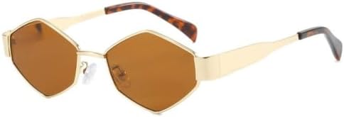 Солнцезащитные очки в узкой оправе с многоугольными линзами для женщин, солнцезащитные очки в стиле металл-панк для мужчин, винтажные солнцезащитные очки в форме ромба MTZJH, C2goldbrown
Солнцезащитные очки в узкой оправе с многоугольными линзами для женщин, солнцезащитные очки в стиле металл-панк для мужчин, винтажные солнцезащитные очки в форме ромба MTZJH, C2goldbrown