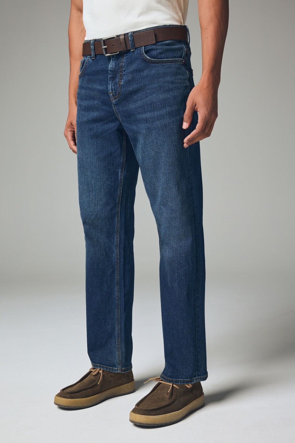 Аутентичные джинсы с поясом Next, синий
Аутентичные джинсы с поясом Next, синий