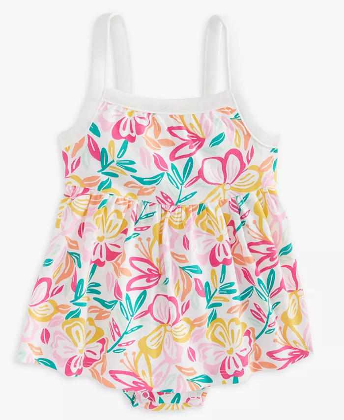 Детский комбинезон с тропическим цветочным принтом для девочек First Impressions, белый
Детский комбинезон с тропическим цветочным принтом для девочек First Impressions, белый